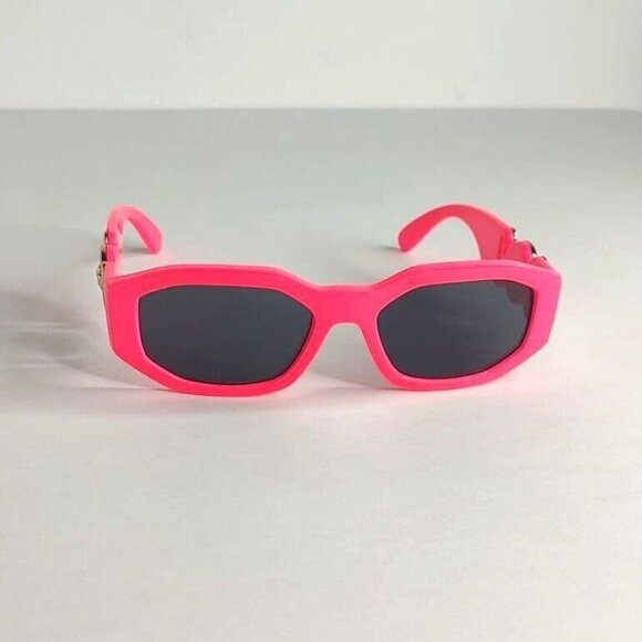 VERSACE Sunglasses VE4361 Pink Biggie Sunglasses Fuxia Fluo Medusa Rectangle - Picture 6 of 16